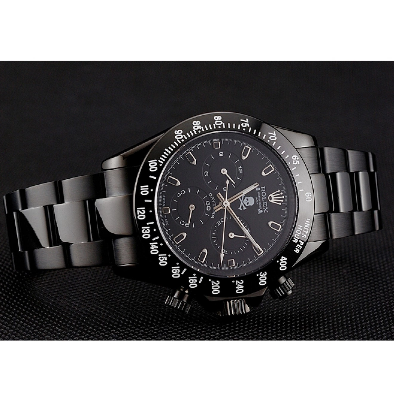 Aaa replica watch Daytona Black Japan Rolex 1454023 Mastermind 0820